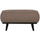 Statement hocker bouclé nougat