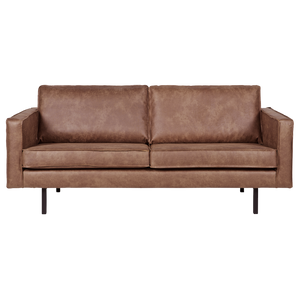 Rodeo 2,5-seater sofa ecoleather cognac, front view