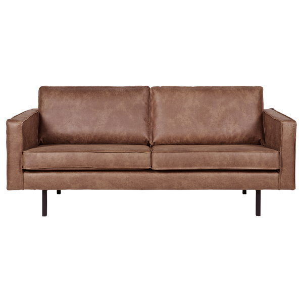 Rodeo 2,5-seater sofa ecoleather cognac, front view