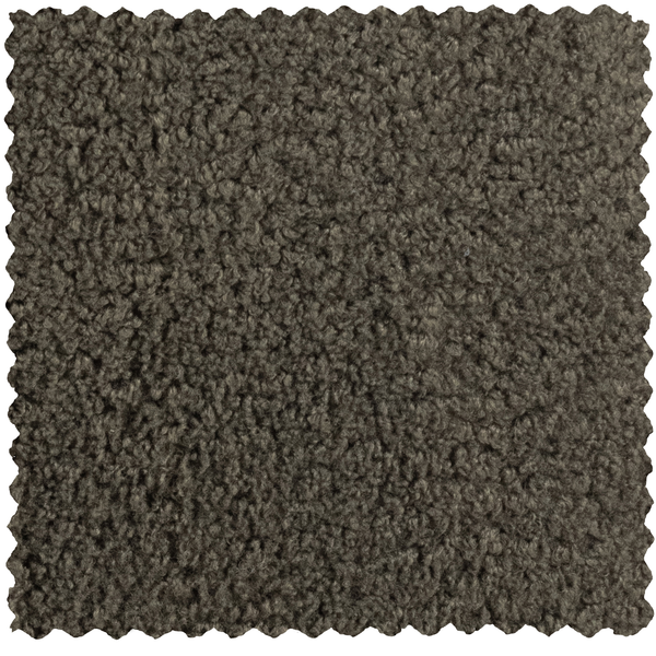 Job swivel armchair teddy green, material detail
