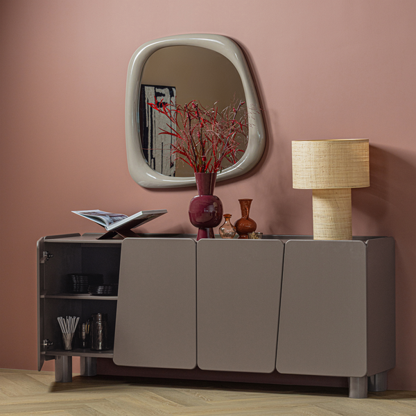 Root commode 200 cm pin truffle brun, photo d'ambiance