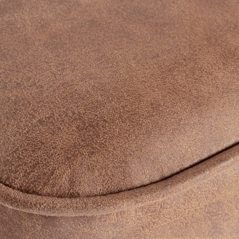 Vogue barstool 80 cm ecoleather cognac, detail