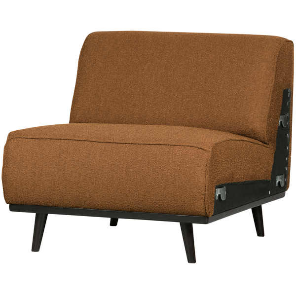 Statement 1-seater element bouclé butter, front view