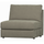 Family 1-place element sans bras tissu gris clair