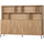 New Gravure wandkast eiken blanke lak