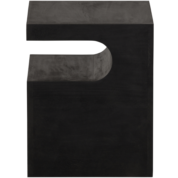 Toma side table mango wood black, right side