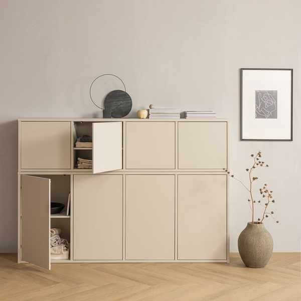 Merel sideboard pine dust, room setting