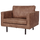 Rodeo fauteuil eco cuir cognac