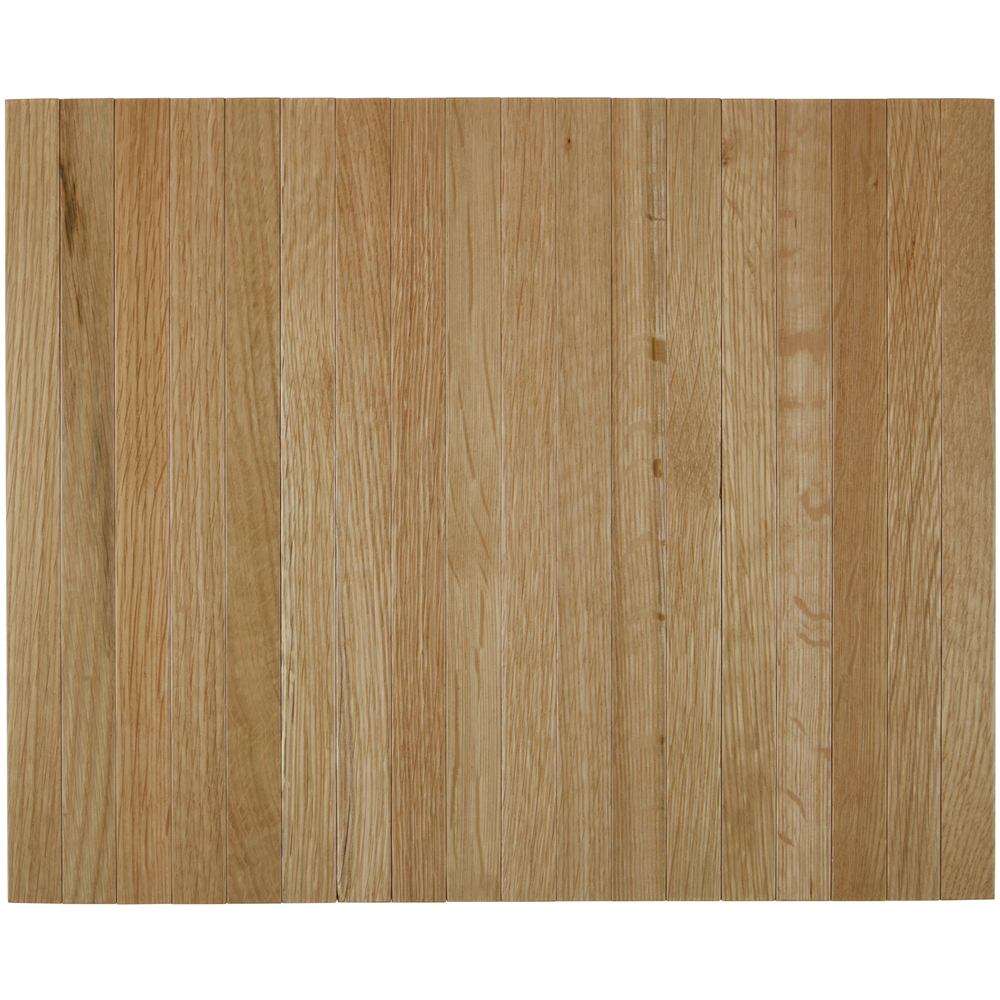 Oak tray. armrest flexible - M, front view