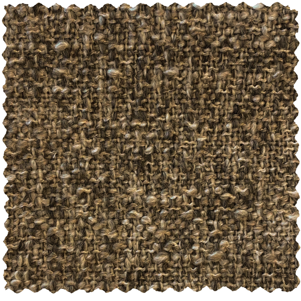 Allure chaise longue left woven darkbrown melange, material detail