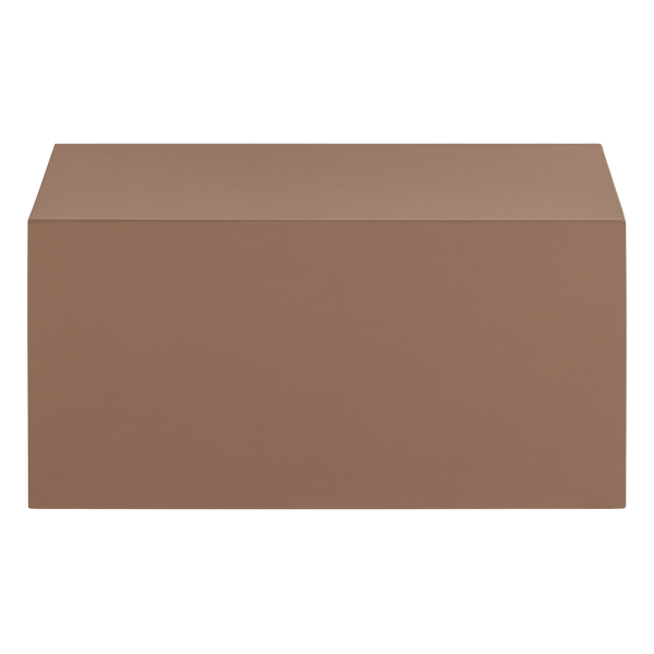 Savo coffee table mdf high gloss old pink, front view