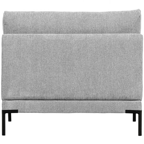 Couple loveseat element lichtgrijs, achterkant