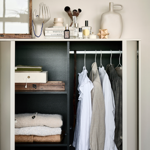 Daily Closet double 110x100 cm pin dakargrau, photo d'ambiance