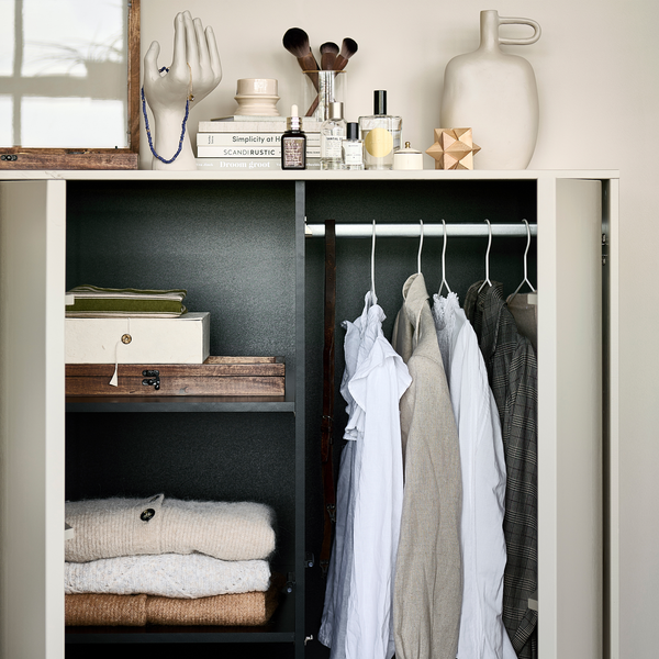 Daily Closet double 110x100 cm pin dakargrau, photo d'ambiance