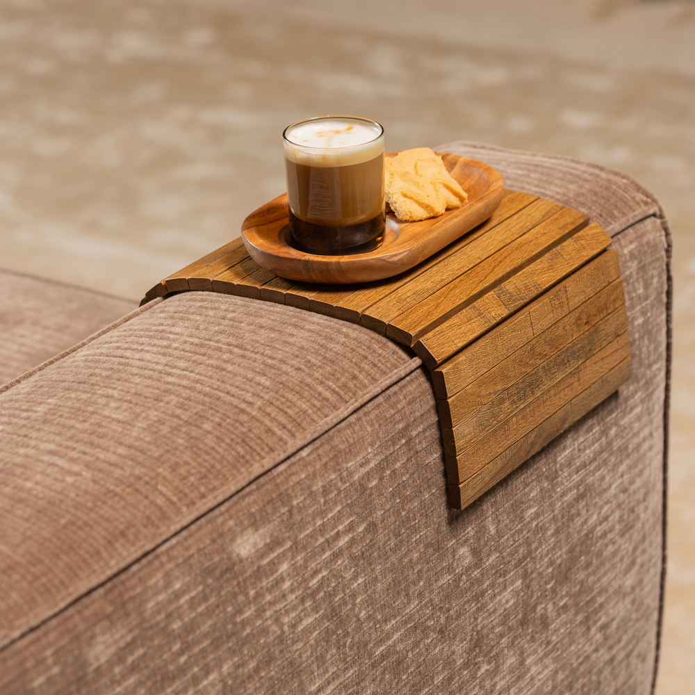 Armrest flexible oak antique finish - m, room setting