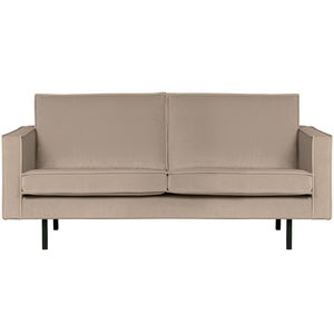 Rodeo canape 2,5-places velvet kaki, vue de face