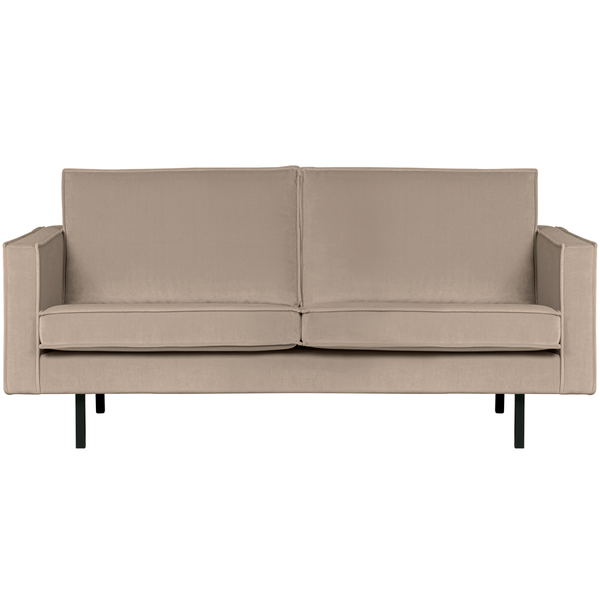 Rodeo canape 2,5-places velvet kaki, vue de face