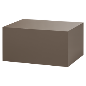 Savo coffee table mdf high gloss mocha brown, angled front view
