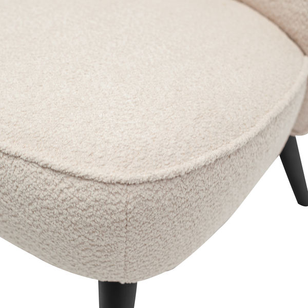 Sara armchair cream, detail