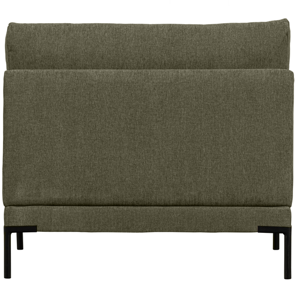 Couple loveseat élément vert chaud, vue de dos