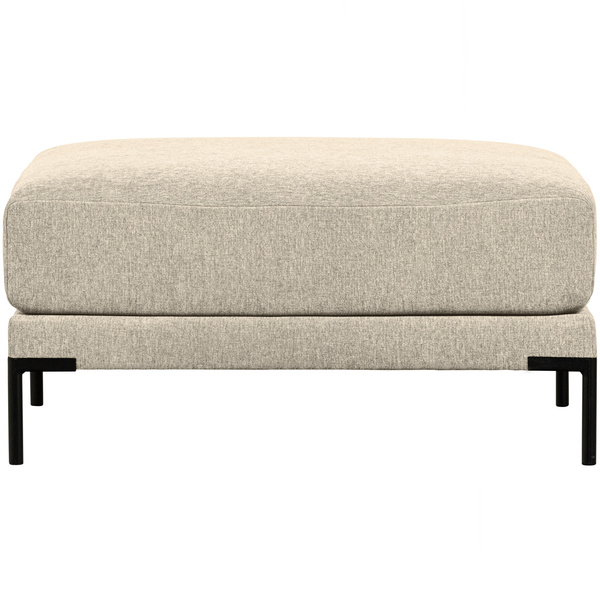 Couple pouf 100 cm sand, front view
