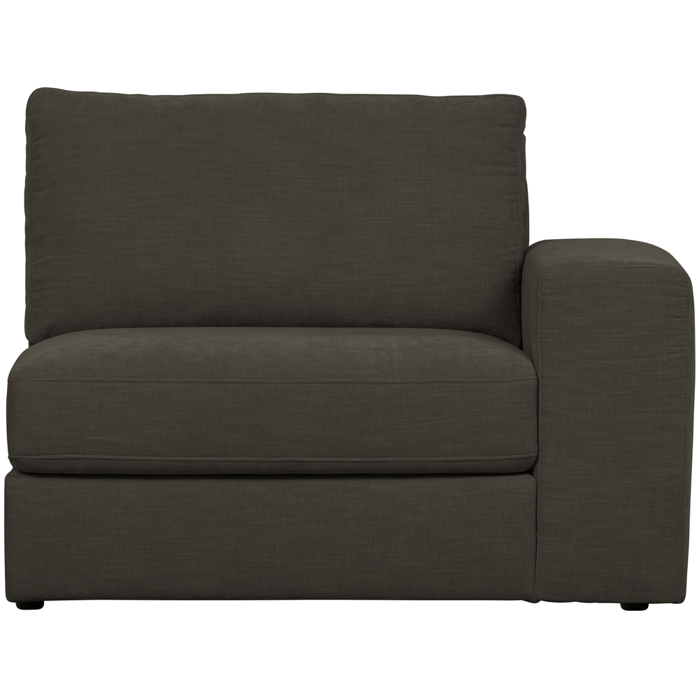 Family 1-seater element arm right anthracite, front view
