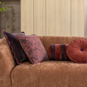 Sova coussins velvet rose/violet - set de 4, photo d'ambiance