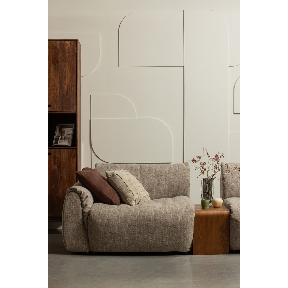 Frey multifunctional side table walnut, room setting