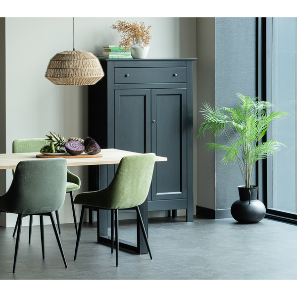 Combi Tablo table en chêne 160 x 90 cm avec pied en U, photo d'ambiance