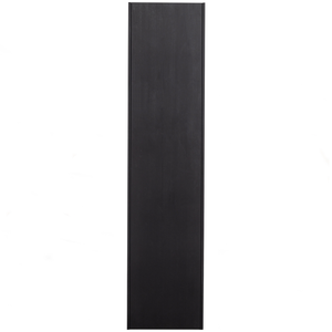 Teun armoire de rangement pin noir foncé, vue de face