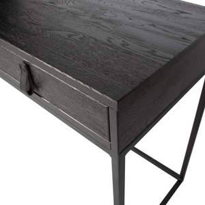 Silas desk ash brushed blacknight, detail