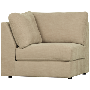 Family corner element sand, angled front view