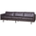 Rodeo canape 3-places eco cuir noir