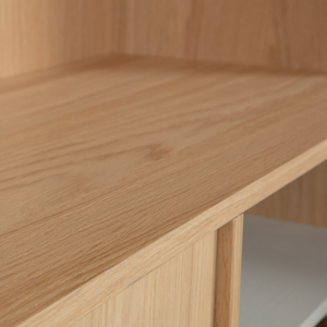 Modulair upper cabinet 110 cm oak natural matt, detail