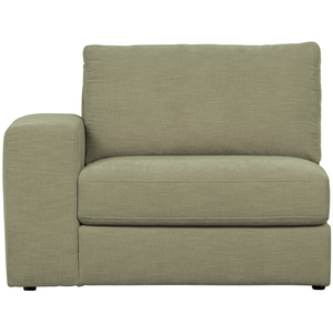 Family 1-seater element arm left green, front view