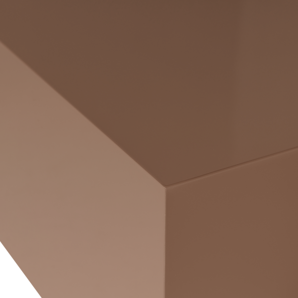 Savo coffee table mdf high gloss old pink, detail