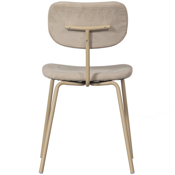 Link dining chair sand, back view