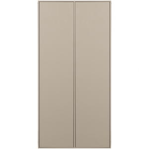 Daily Closet double 200x100 cm pin dakargrau, vue de face