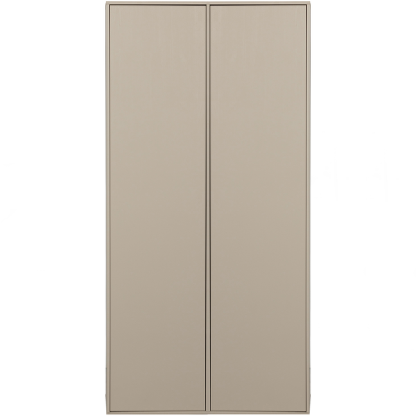 Daily Closet double 200x100 cm pin dakargrau, vue de face