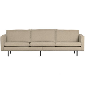 Rodeo sofa 3-seater bouclé beige, front view