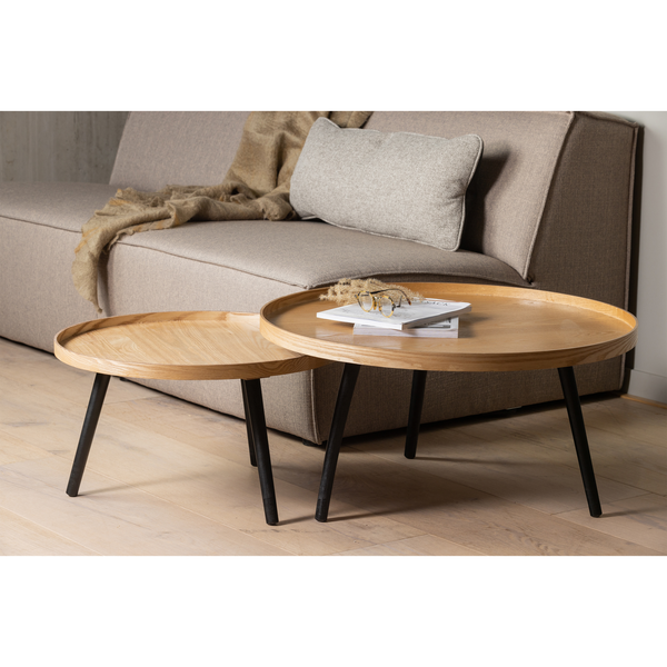 Mesa sidetable XL wood natural, room setting