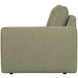 Family 1-place element bras droit tissu vert, vue de face