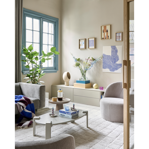 Settle Down tv meubel 200 cm grenen dust, sfeerfoto