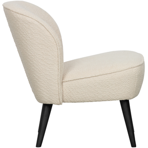 Sara armchair cream, right side