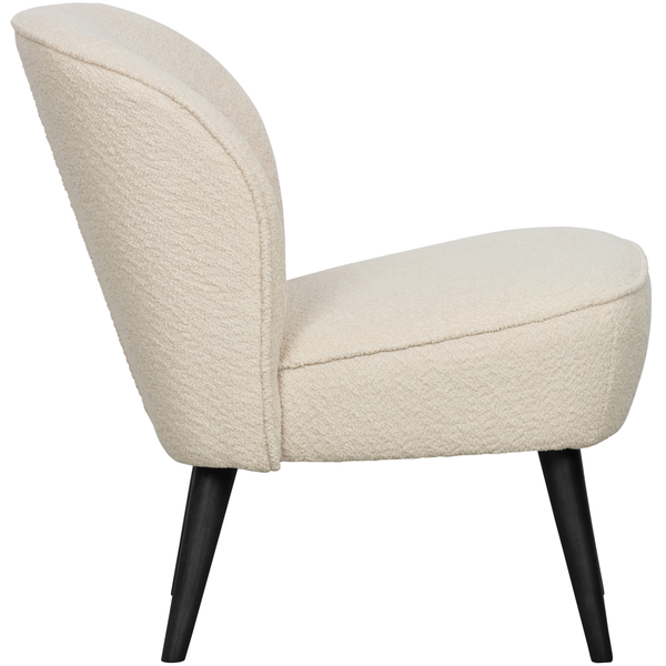 Sara armchair cream, right side