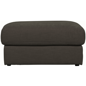 Family pouf tissu anthracite, vue de face