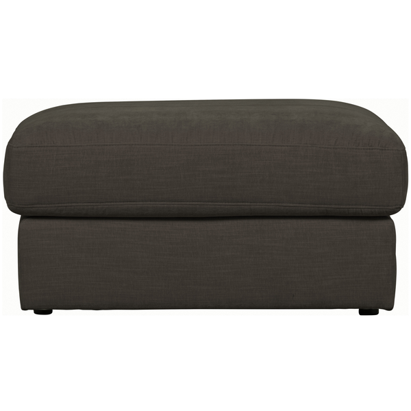 Family pouf tissu anthracite, vue de face