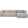 Bean canapé d angle droite incl. coussions gris clair
