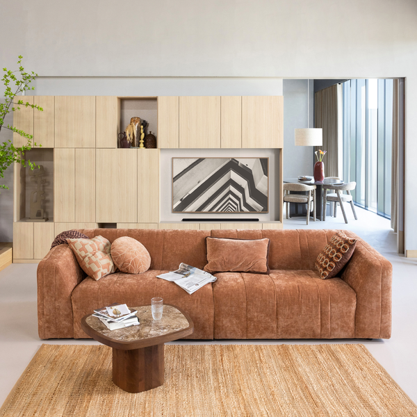 Tepas rug 170x240 cm jute natural, room setting