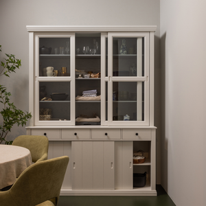 Lagos buffetkast grenen wit, sfeerfoto